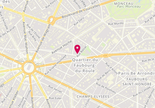 Plan de PARANQUE Armand-regis, 12 Rue Beaujon, 75008 Paris