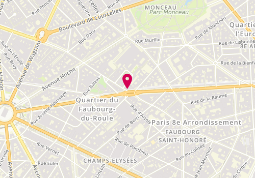 Plan de PIVER-LEHMANN Diane, 192 Boulevard Haussmann, 75008 Paris