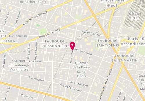 Plan de GOZLAN Martine, 66 Rue d'Hauteville, 75010 Paris