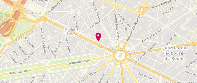 Plan de BACHOT Nicolas, 38 Bis Avenue de la Grande Armée, 75017 Paris
