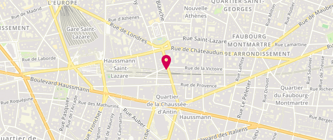 Plan de AZUELOS André, 43 Rue de la Chaussee d'Antin, 75009 Paris