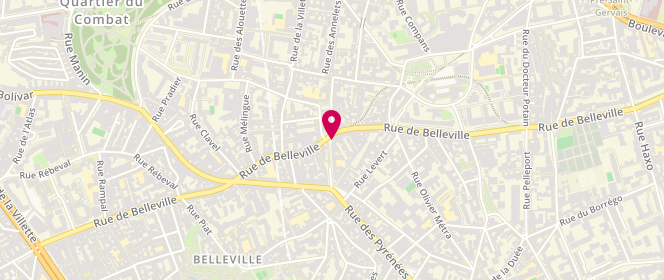 Plan de DENOYELLE Philippe, 10 Rue du Jourdain, 75020 Paris