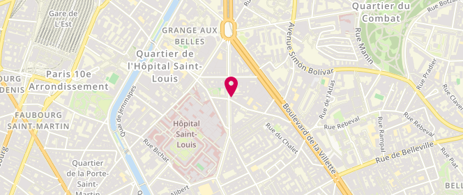 Plan de BLOIT Dominique, 46 Avenue Claude Vellefaux, 75010 Paris