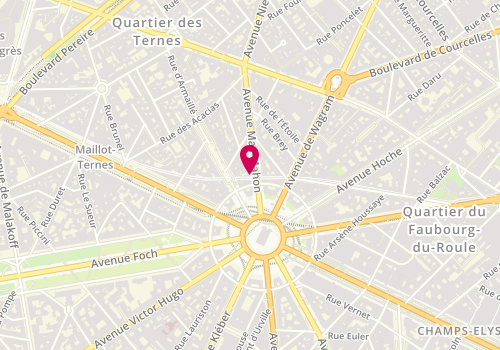 Plan de OTTIN-PECCHIO Stéphane, 5 Avenue Mac Mahon, 75017 Paris