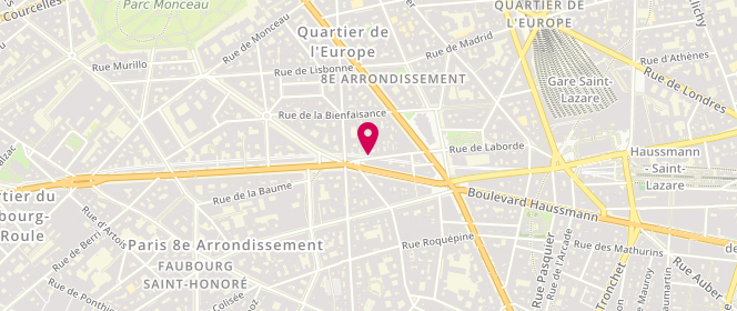 Plan de LLEDO Jean-Bernard, 44 Rue de Laborde, 75008 Paris