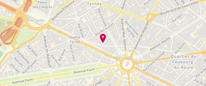Plan de MANDEL Eric, 3 Rue Anatole de la Forge, 75017 Paris