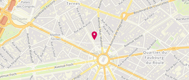 Plan de BANDINI Charles-Mathieu, 12 Avenue Carnot, 75017 Paris