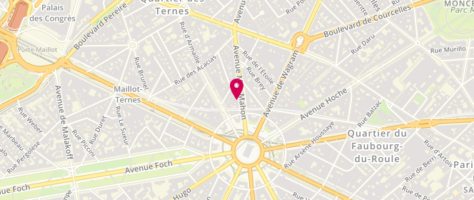 Plan de HAYOT Bernard, 9 Avenue Mac Mahon, 75017 Paris