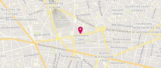 Plan de MAUGEE Eric, 94 Rue Saint Lazare, 75009 Paris