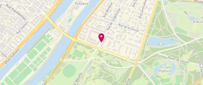 Plan de THOMAS Jean-Eric, 143 Rue de Longchamp, 92200 Neuilly-sur-Seine