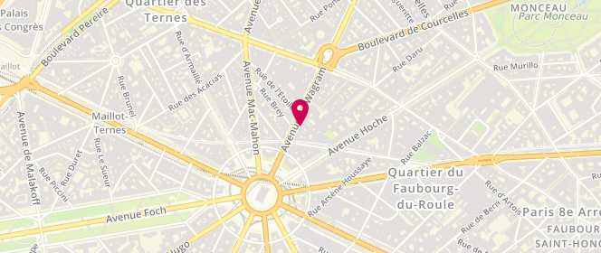 Plan de FYSEKIDIS Marinos, 14 Avenue de Wagram, 75008 Paris