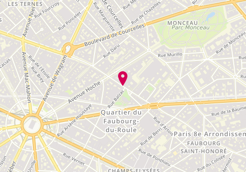 Plan de GANEM-ALBOU Catherine, 230 Rue du Faubourg Saint Honoré, 75008 Paris