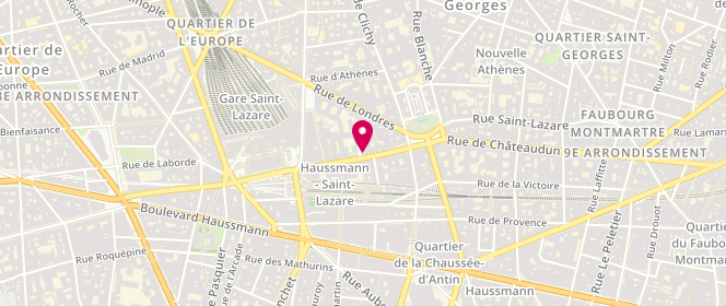 Plan de ALBARQAWI Mohamad, 84 Rue Saint Lazare, 75009 Paris