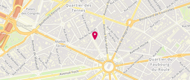 Plan de CASSIER Sophie, 22 Avenue Carnot, 75017 Paris
