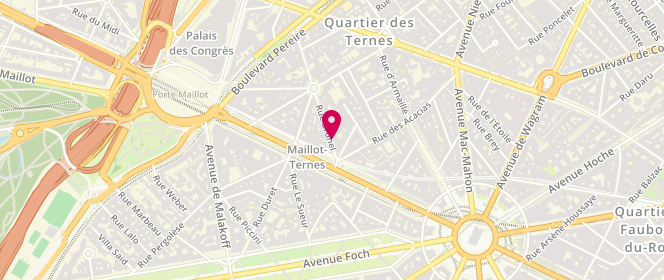 Plan de BENYOUNES-IGLESIAS Nadia, 4 Rue Brunel, 75017 Paris