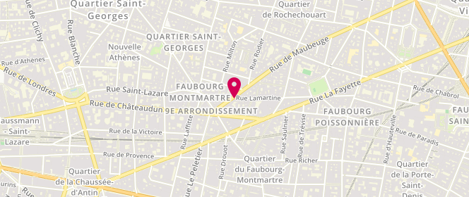Plan de DEMORAT Hubert, 10 Rue de Maubeuge, 75009 Paris