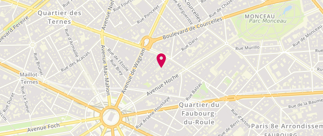 Plan de LEBRUN Agnès, 5 Square du Roule, 75008 Paris