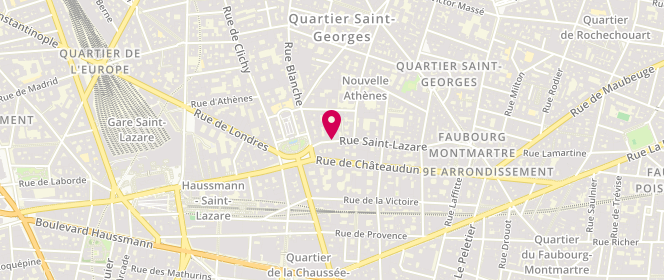 Plan de CHEMLA-BOUCARA Chantal, 60 Rue Saint Lazare, 75009 Paris