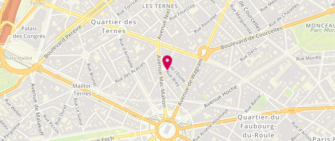 Plan de JACOB Alain, 30 Rue Brey, 75017 Paris