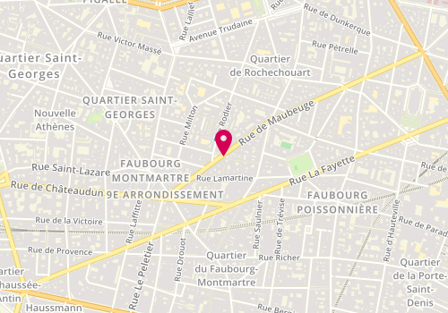 Plan de SEBON Bernard, 24 Rue de Maubeuge, 75009 Paris