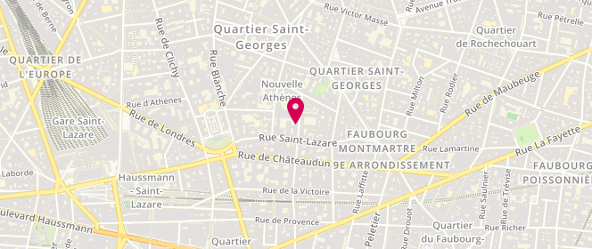 Plan de SAHA Vina, 85 Rue Taitbout, 75009 Paris