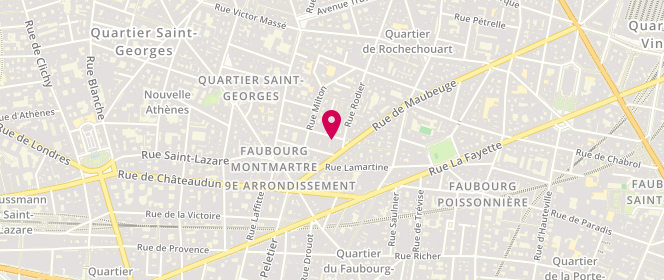 Plan de PRISSE Véronique, 3 Rue Choron, 75009 Paris