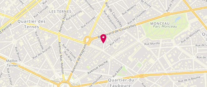 Plan de PUJADE-LAURAINE Marie-Dominique, 7 Rue de la Neva, 75008 Paris