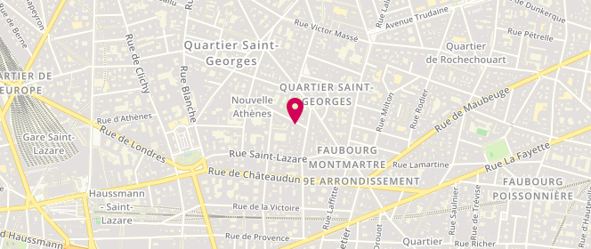 Plan de RUBINSTEIN Pierre, 5 Rue d'Aumale, 75009 Paris