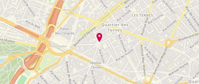 Plan de BAILLARGEAT Marc, 28 Place Saint Ferdinand, 75017 Paris