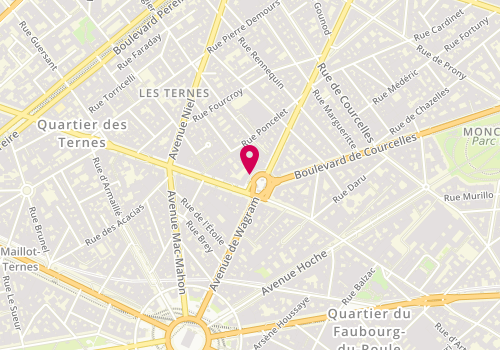 Plan de EL BAZIS Virginie, 5 Place des Ternes, 75017 Paris