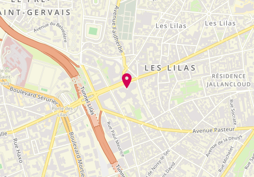 Plan de BENIL Nathalie, 46 Rue de Paris, 93260 Les Lilas