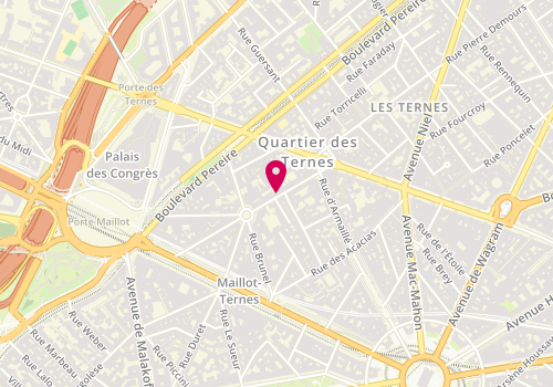 Plan de QUESNEL Stéphanie, 18 Rue Saint Ferdinand, 75017 Paris