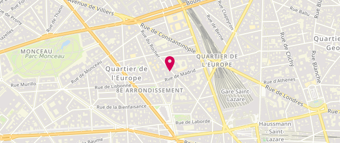 Plan de CHEVAL Philippe, 51 Rue du Rocher, 75008 Paris