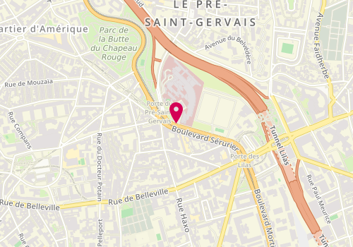 Plan de GBOGBO Hosmine, 48 Boulevard Serurier, 75019 Paris