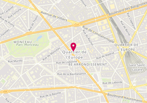 Plan de HABABOU Danielle, 86 Rue de Miromesnil, 75008 Paris