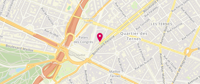 Plan de CARLANDER Jean Baptiste, 218 Bis Boulevard Pereire, 75017 Paris