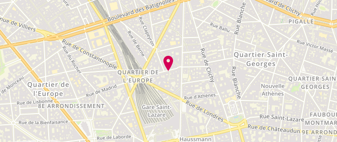 Plan de BROCHARD Héléna, 31 Bis Rue de Liege, 75008 Paris