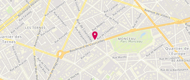 Plan de BITOUN Caroline, 1 Rue de Chazelles, 75017 Paris