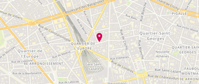 Plan de BARBIERI Stéphane, 32 Rue de Liege, 75008 Paris