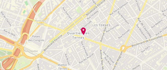 Plan de AUBRY-DAMON Hélène, 4 Place Tristan Bernard, 75017 Paris