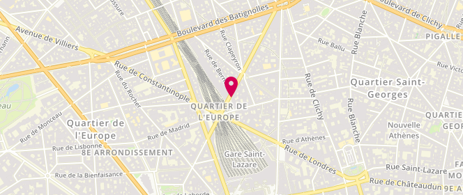 Plan de DEFFRENNES Gonzague, 2 Rue de Saint Pétersbourg, 75008 Paris