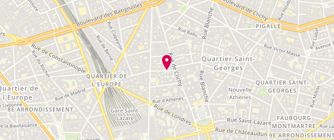 Plan de DUBOIS Patrick, 6 Rue de Liege, 75009 Paris