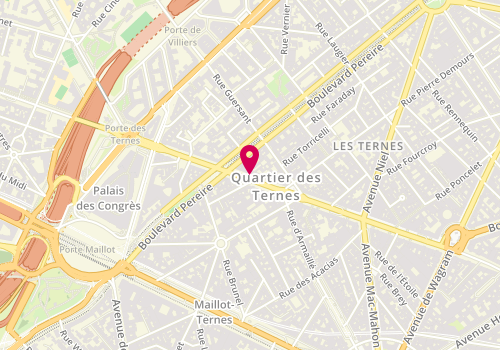 Plan de O'HANA Brigitte, 78 Avenue des Ternes, 75017 Paris