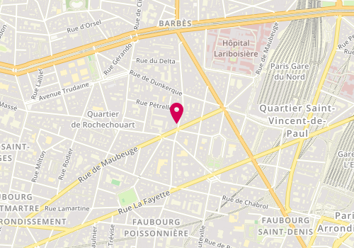 Plan de ZERAH Thierry, 147 Rue du Faubourg Poissonnière, 75009 Paris