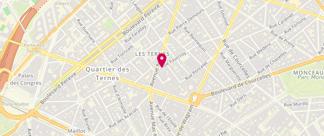Plan de BELLAICHE Norbert, 4 Rue Fourcroy, 75017 Paris