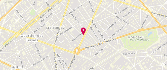 Plan de SIMON-LAB Elisabeth, 77 Avenue de Wagram, 75017 Paris