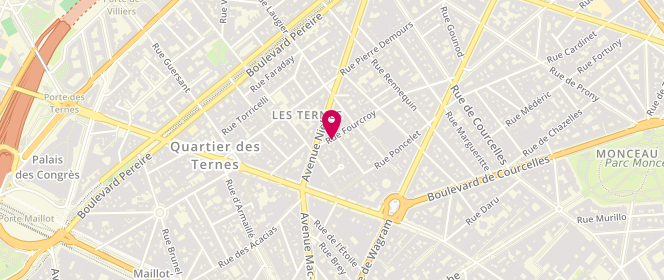 Plan de OUALI Amîr, 6 Rue Fourcroy, 75017 Paris