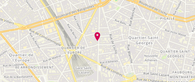 Plan de CUFFIT Alain, 49 Rue d'Amsterdam, 75008 Paris