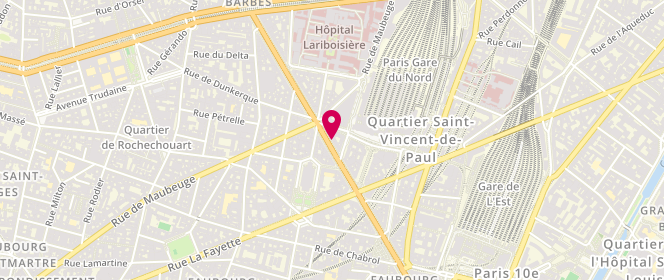 Plan de COHEN André, 124 Bis Boulevard Magenta, 75010 Paris