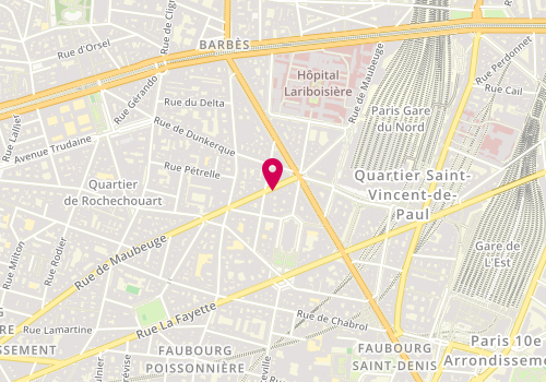 Plan de FISZBIN Maurice, 96 Rue de Maubeuge, 75010 Paris